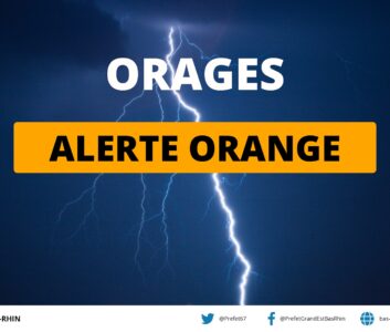 Vigilance orange pour risque d’Orages