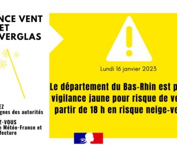 Vigilance vent et neige-verglas