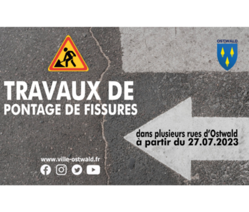 Travaux de pontage de fissures