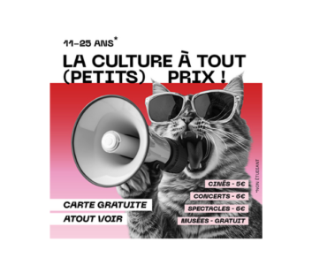 La carte Atout Voir pour les 11-25 ans