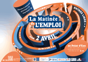 affiche promotion matinée de l'emploi ostwald-illkirch