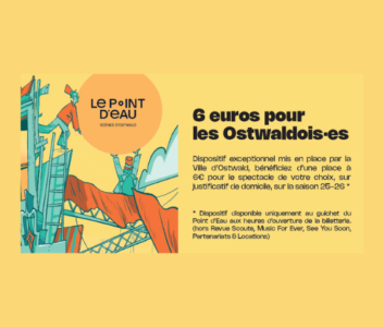 Tarif à 6€ pour les ostwaldois·e·s