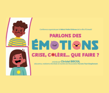 Conférence : « Parlons des émotions : Crise, colère… que faire ? »