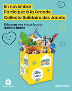 affiche grande collecte solidaire de jouets
