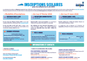 informatiques pratiques sur les modalités d'inscriptions scolaires pour la rentrée 2026-2027 à Ostwald