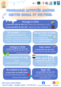 programme activités janvier CSC
