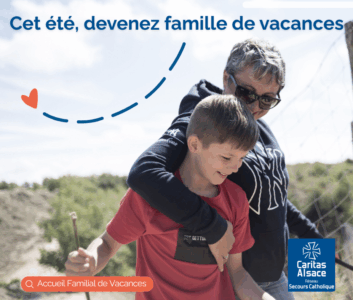 Caritas Alsace recherche des familles d’accueil de vacances pour l’été 2026