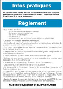 infos pratiques et règlement braderie ostwald animation 13 septembre 2026