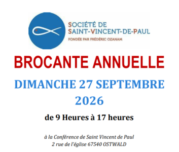 Brocante annuelle Saint Vincent de Paul