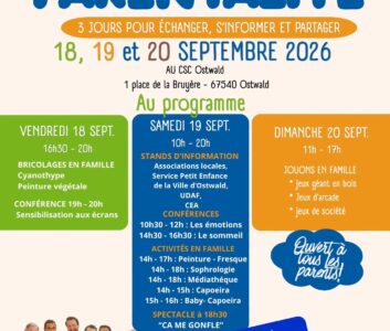 1er forum sur la parentalité au CSC
