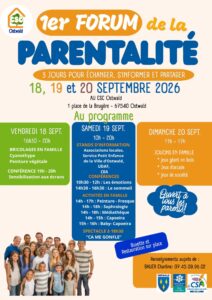 affiche programme forum de la parentalité