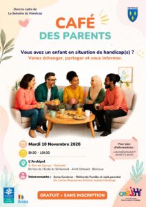 flyer cafe des parents à l'archipel d'Ostwald