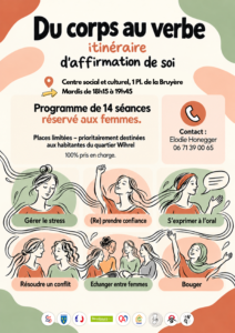 affiche du corps au verbe au CSC