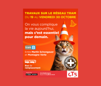 Travaux tram ligne B