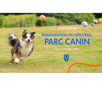 Inauguration nouveau parc canin